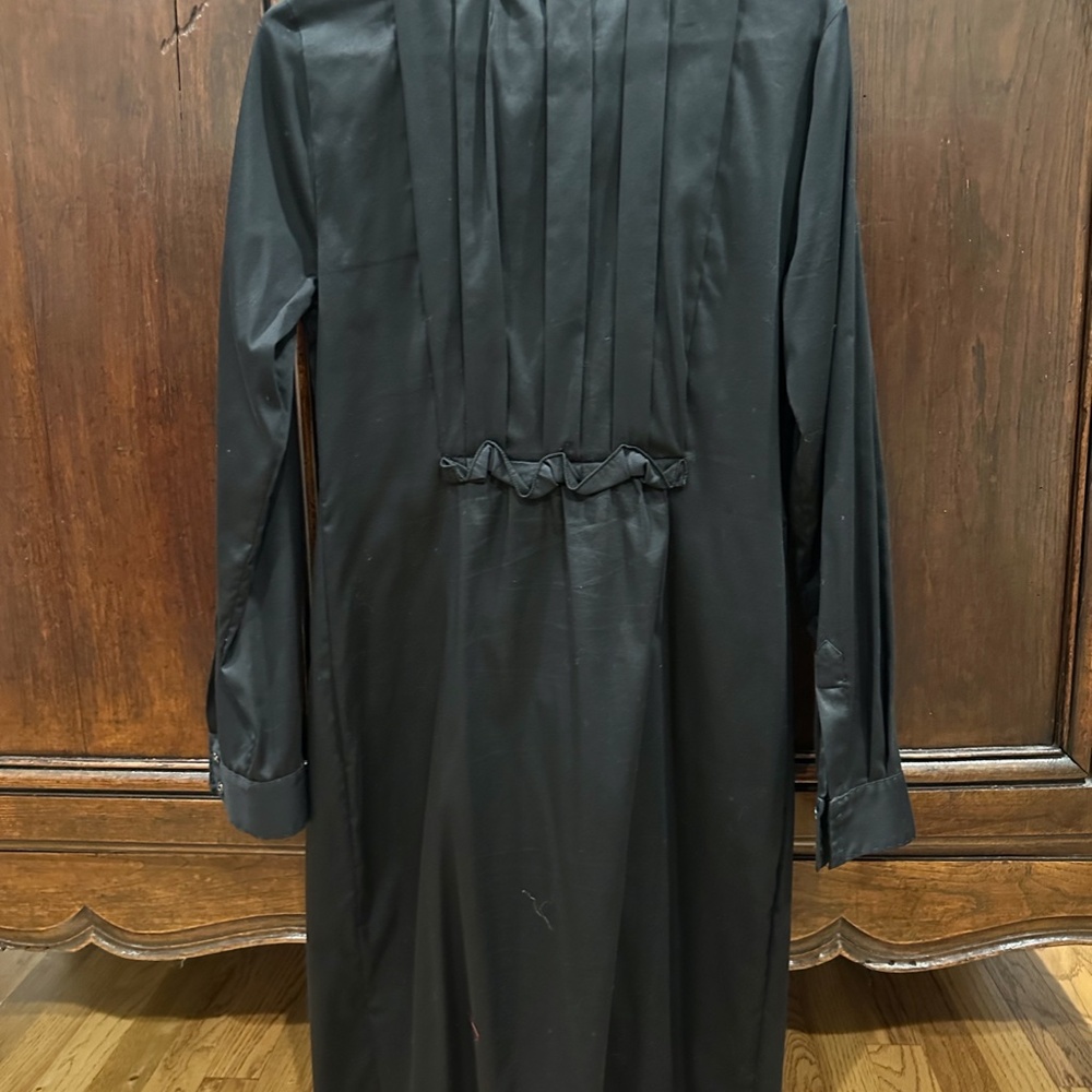 NWOT Elie Tahari Black Wrap Dress Long Sleeve - Women size 10 - Picture 2 of 3